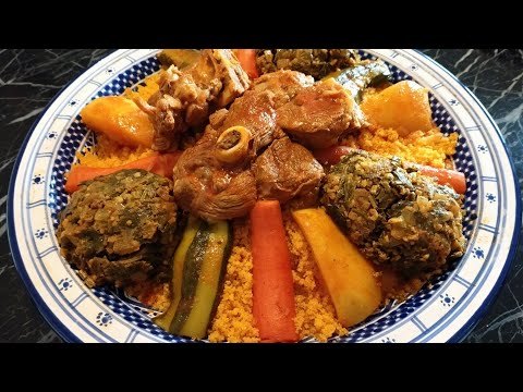 ♨️ Couscous Tunisien à l'Agneau et aux Asbanes 🇹🇳 ♨️ 🤗 Un plat Ultra Savoureux à ne pas Rater ! 🤤😋😜