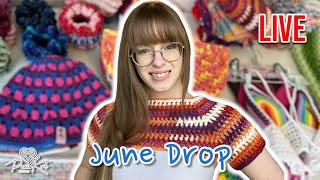 June Drop! Crocheting and Packing Orders Live :)