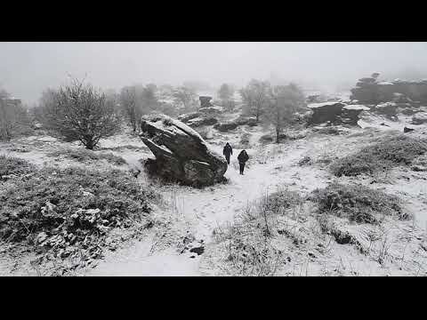 Snow in Yorkshire. Brimham Rocks & Denholme 29th January 2019