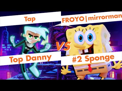 【Nick All Star Brawl】Tap (Danny Phantom) vs Mirrorman (Spongebob) High Level Gameplay【NASB】