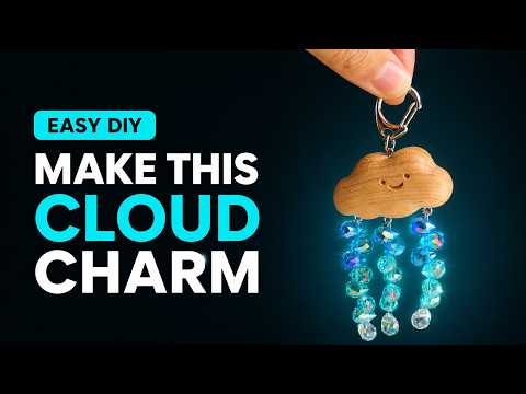 How to Make a Cloud & Crystal Rain Beaded Charm video thumbnail
