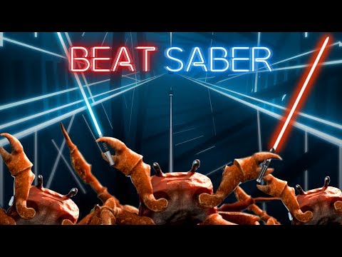 Having a Crab Rave in Beat Saber