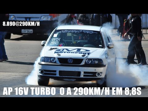 GOL 16V Turbo, Motorfort beliscando o recorde da  DT-A logo na estreia