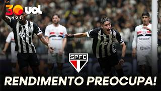 MAIS QUE LIDERANÇA, ATUAÇÃO DO SÃO PAULO EM DERROTA PARA O ATLÉTICO-MG FOI RUIM! RENAN ALERTA