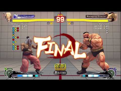 MFWarriorBySand (Gen) Vs. UFC Mahone68 (Zangief)