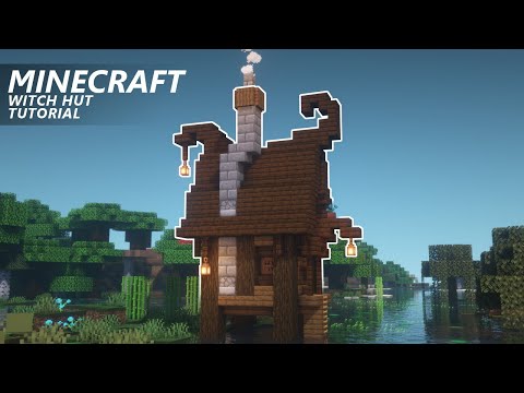 Minecraft: How to Build a Witch House | Witch Hut Transformation Tutorial