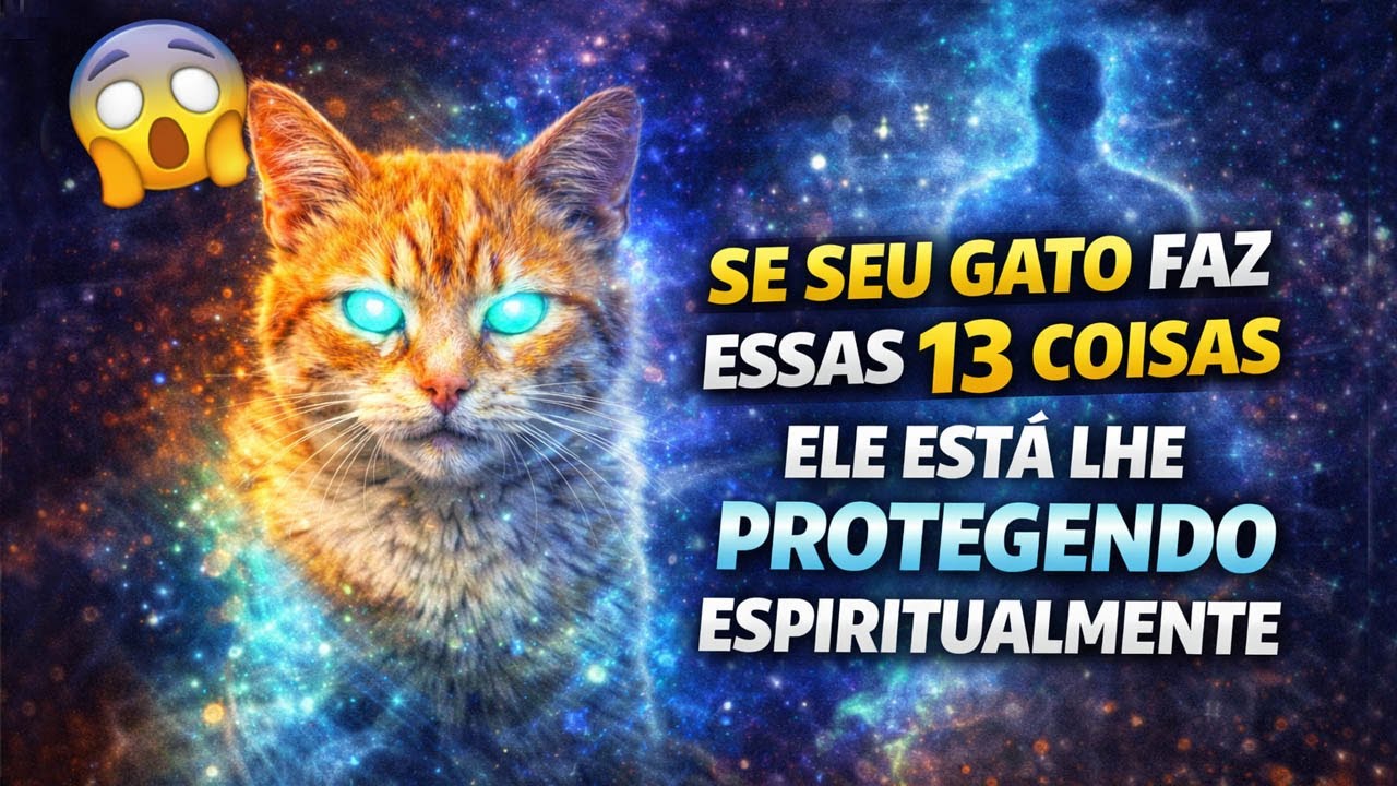 13 SINAIS QUE SEU GATO ESTÁ PROTEGENDO VOCÊ ESPIRITUALMENTE, VEJA O VÍDEO AGORA PARA ENTENDER!