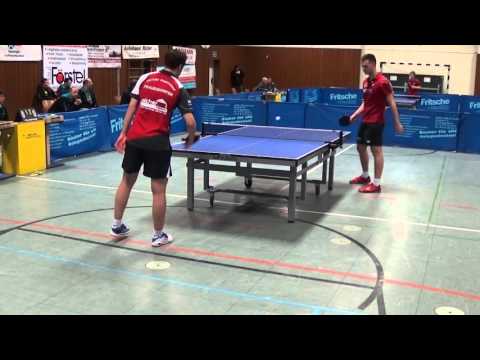 Ehret vs Frauendorfer 2 Tischtennis Regionalliga Effeltrich Regenstauf 20151212 10
