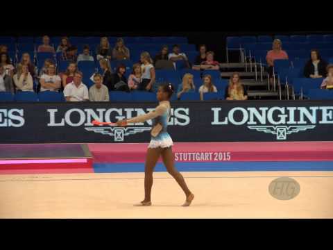 Alice TOMAS (ANG) 2015 Rhythmic Worlds Stuttgart - Qualifications Clubs