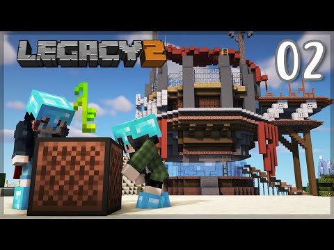 Building the COMMUNITY STORAGE! | Legacy SMP: Episode 02 | Minecraft 1.16 Survival Let's Play