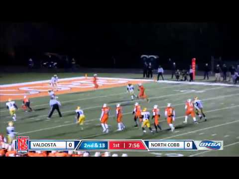 North Cobb #7 Will Lovett 16 yard TD pass