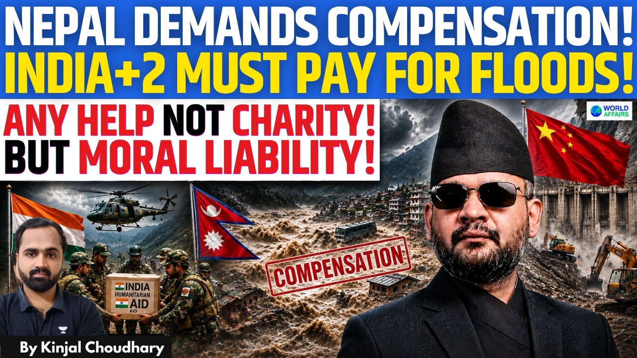 Nepal Blames India & Others For Floods - Demands $5B | Balen Blaming Climate To SAVE China? | Kinjal