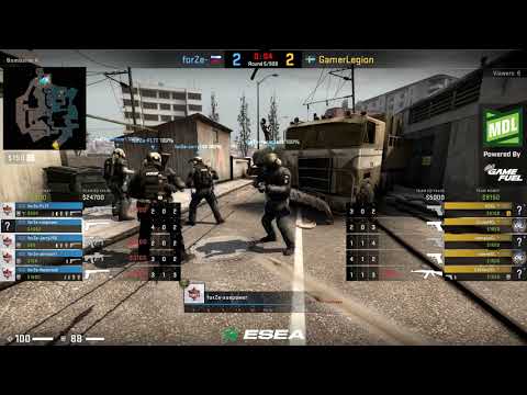 ESEA MDL SEASON 31 EUROPE GAMERLEGION VS FORZE | OVERPASS | CSGO 2019