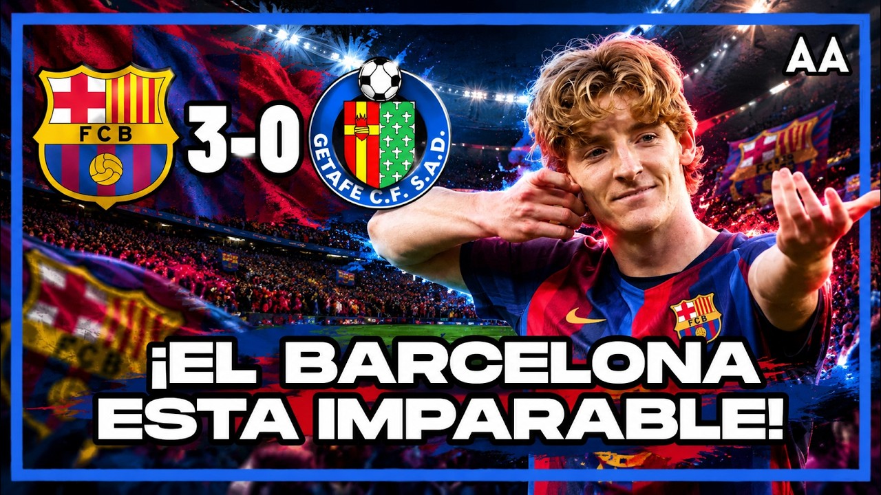 ¡BARCELONA NO TIENEN RIVAL! Paseo y goleada ante el Getafe | Andrés Agulla