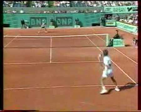 Agassi Wilander French Open 1994