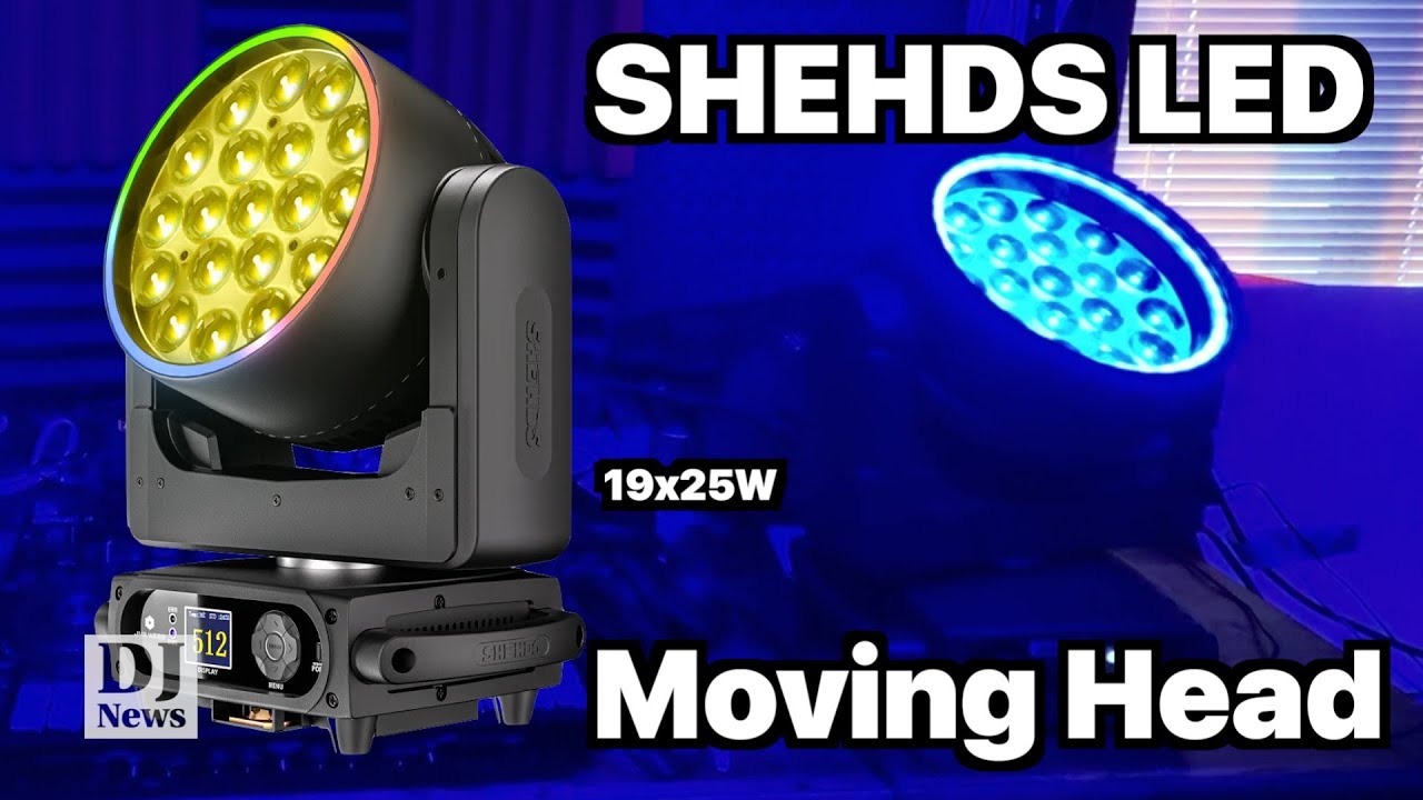 <strong>SHEHDS LED Moving Head Light UPGRADE 19x25W</strong>
