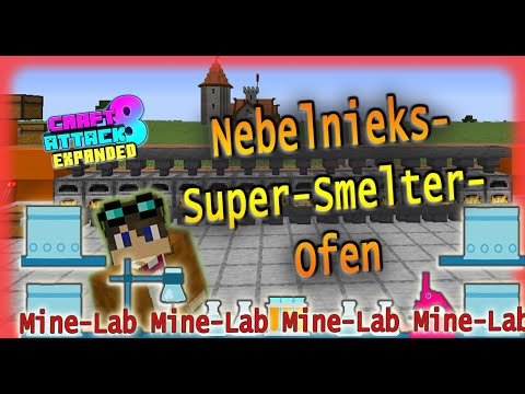 Super-Smelter wie bei Craft Attack 8 | Nebelnieks Ofensystem - Superofen | Minecraft Redstone #CA8