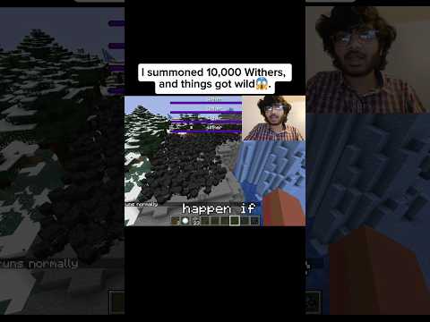 Summoning 10,000 Withers on Devil Moon - Epic Minecraft Shorts