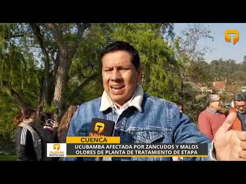 Ucubamba afectada por zancudos y malos olores de planta de tratamiento de ETAPA