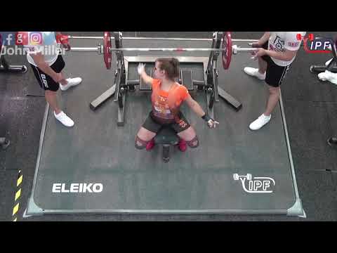 Iris Scholten - 9th Place 430kg Total - 63kg Class 2019 Womens IPF Classic Worlds