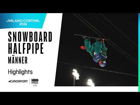 Favorite misses out on gold in thriller | German highlights | 2026 Olympics | Snowboard | Halfpip...