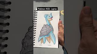 Kanto pokédex: Lapras. Comment the next #pokemonart #lapras #sketchbook