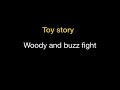 Toy Story Woody And Buzz Fight