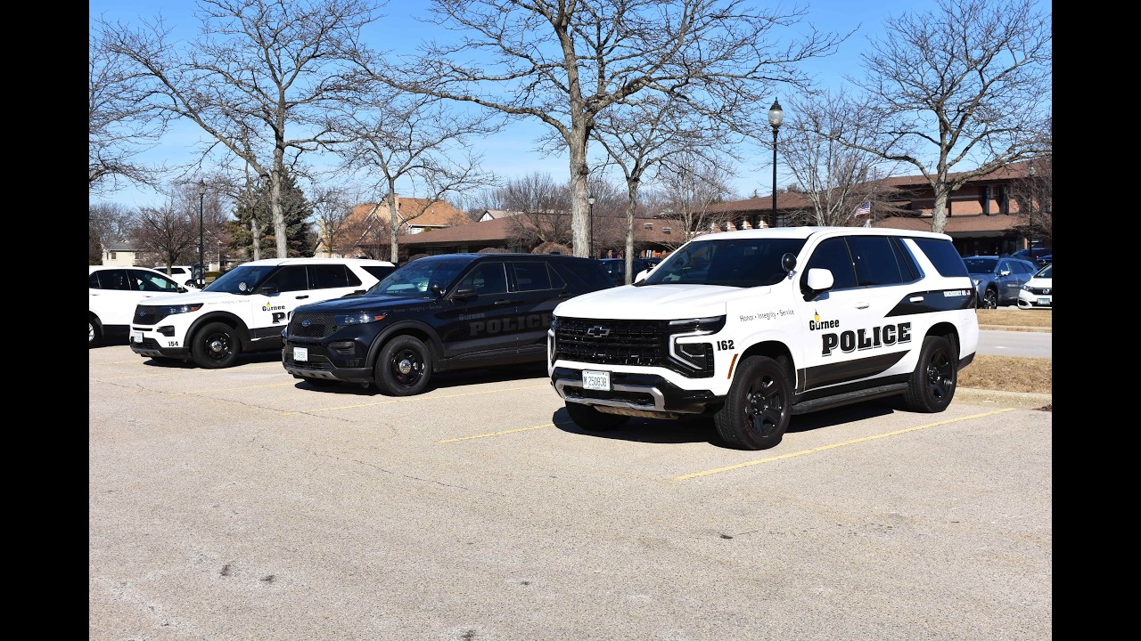 New Gurnee, IL Police Department 2025 Chevrolet Tahoe PPVs and Ford Police Interceptor Utilities