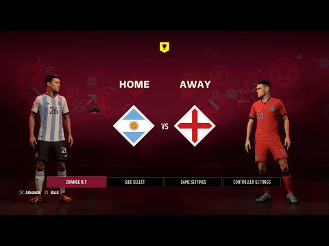 FIFA 23 - Argentina Vs England | FIFA World Cup 2022 Qatar - FINALS | Match- 7 | 4K gameplay |