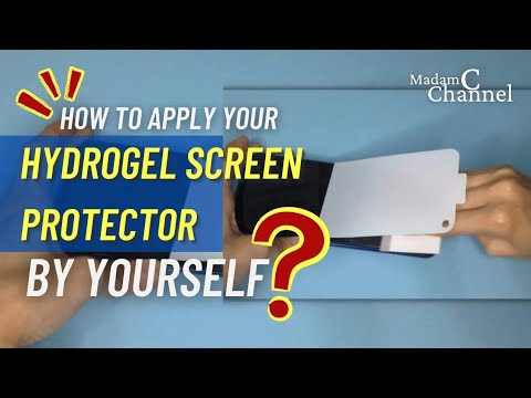 How to Install Hydrogel Screen Protector on your phone? Step by step guide.