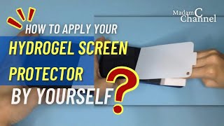 How to Install Hydrogel Screen Protector on your phone? Step by step guide.