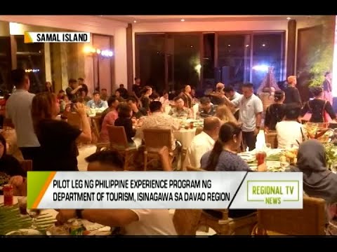 Regional TV News: Pilot Leg ng Philippine Experience Program ng DOT, Isinagawa sa Davao Region