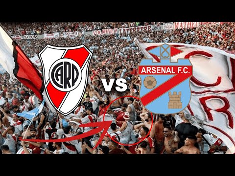 "EL PARTIDO DE LA HINCHADA VS ARSENAL// RIVER HINCHADA" Barra: Los Borrachos del Tablón • Club: River Plate