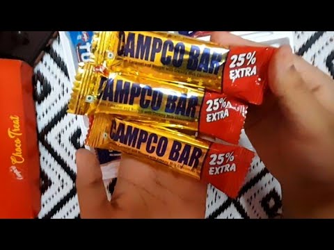 chocolate box unboxing 🍬🍫     ( CAMPCO BAR) #asmr #asmrsounds #shorts