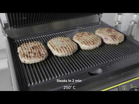 Electric griddle PSR 400 E with decarbonised steel plate - 1 cooking zone