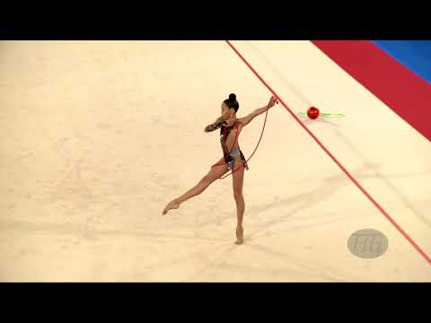 TANIYEVA Elzhana (KAZ) - 2019 Rhythmic Junior Worlds, Moscow (RUS) - Qualifications Rope