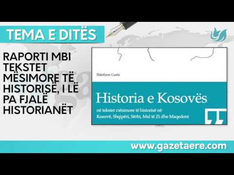 TEMA E DITËS / RAPORTI MBI TEKSTET MËSIMORE TË HISTORISË, I LË PA FJALË HISTORIANËT
