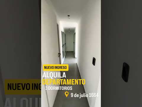 ALQUILER | DPTO 3 DORMITORIOS | 9 DE JULIO 1664 