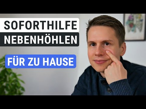 Soforthilfe Nasennebenhöhlenentzündung/verstopfung durch Akupressur! 👃