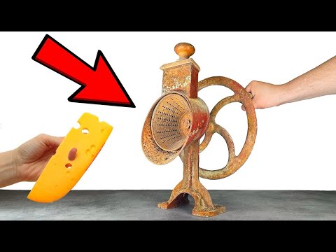 Destroyed Cheese Grater Restoration - VERY DESTROYED ASMR With Song Bad My Voice: Avenger Kill