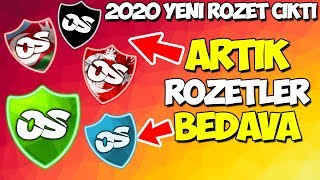 ROZETLER BEDAVA OLDU ve 2020 ROZETİMİZ ÇIKTI / 