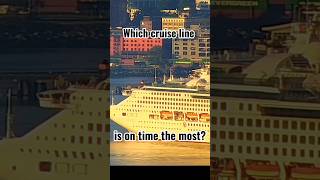 Best on-time performance by a cruise line: Celebrity Cruises!