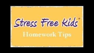 How to Eliminate Homework Stress and Back to School Anxiety | Stress Free Kids