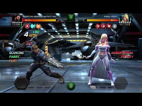 Easy Emma Frost boss take down in Cav EQ with Cap IW
