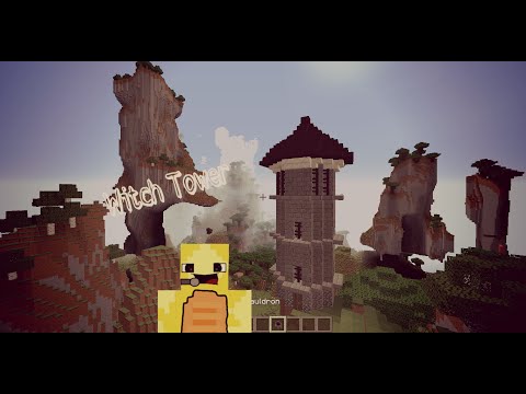 Karlusse - Minecraft EASY Witch TOWER tutorial