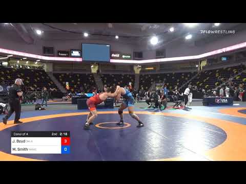 97 Kg Consolation - Jacob Boyd, Oklahoma Regional Training Center Vs Morgan Smith, TMWC