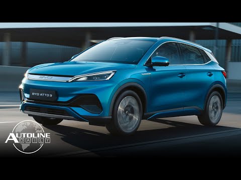Thumbnail for Tesla Slips to #3 in China; BEV Factory Leads Toyota's EV Pivot - Autoline Daily 3564 by Toyota Tacoma, Stellantis, Toyota, BMW, Volkswagen, Car, Vehicle, Rivian