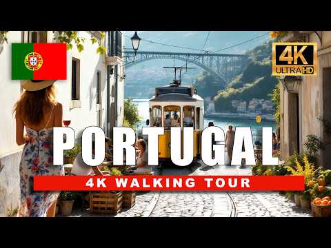🇵🇹 Portugal 4K Walking Tour | Exploring Lisbon & Porto’s Most Beautiful Streets & Hidden Views