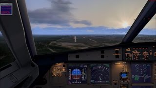 FSX Full flight from London to Paris (EGLL - LFPG) on Airbus A320 Air France