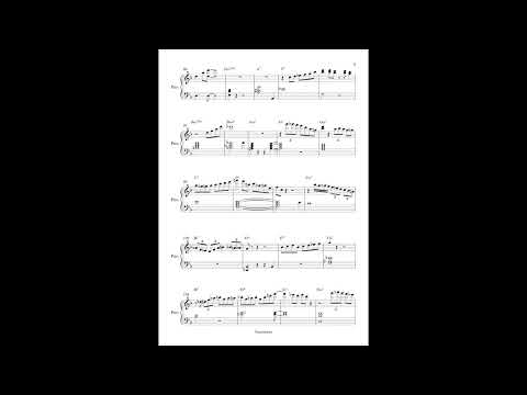 Transcription of 'Just One of Those Things' - Al Haig
